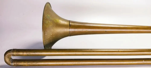 Trombón Antiguo Getzen Deluxe Elkhorn Wis 47cm Y 12cm Diámet - foto 8