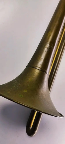 Trombón Antiguo Getzen Deluxe Elkhorn Wis 47cm Y 12cm Diámet - foto 9