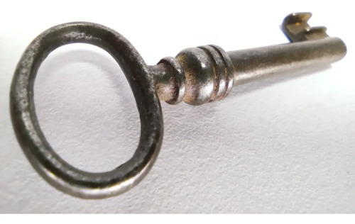 Llave Antigua Original En Hierro, Anillada, Llave San Pedro - foto 4