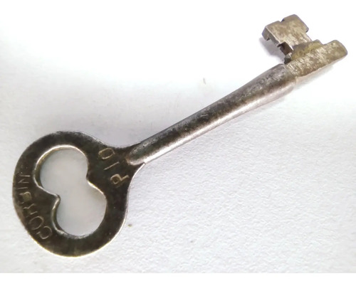 Llave Antigua Original Corbin P10 En Hierro, Llave San Pedro