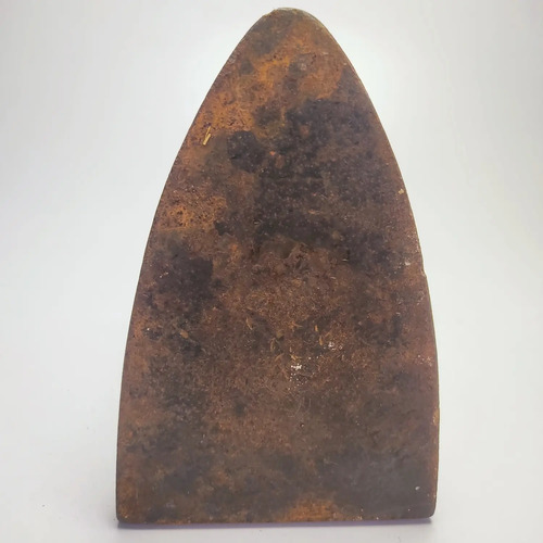 Plancha Antigua En Hierro Fundido, Original, Sello En Alto Relieve - foto 7
